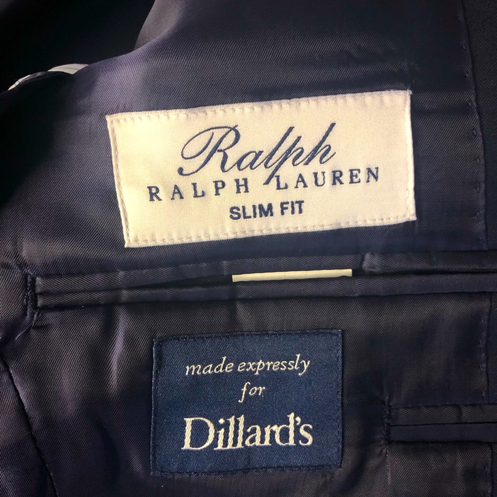 Men’s Ralph (Ralph Lauren) Navy Suit Jacket - Picture 2 of 7
